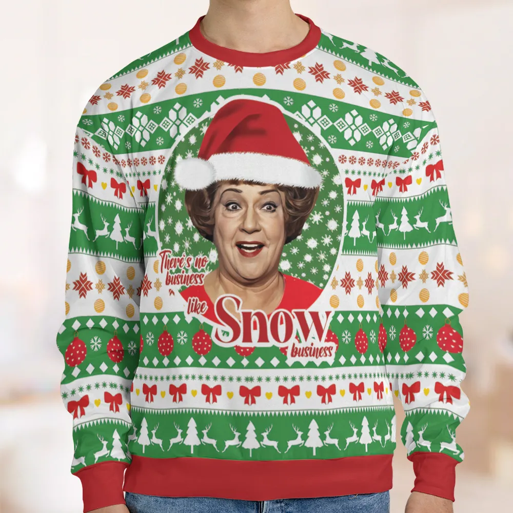 There's No business Ugly Christmas Sweatshirt - 1