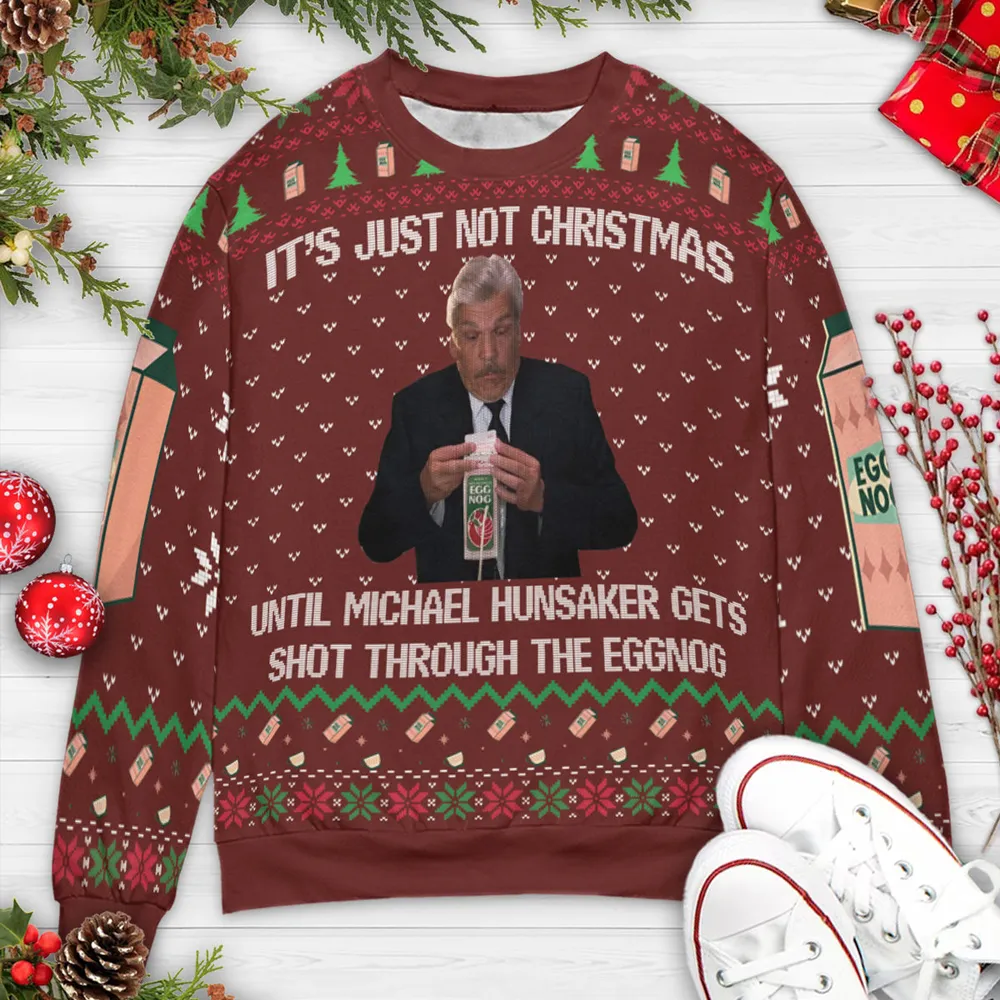 Michael Hunsaker Ugly Christmas Sweatshirt - 3