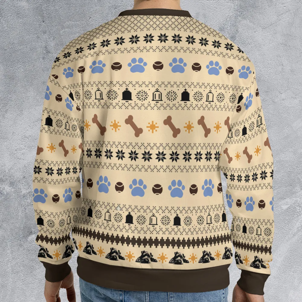 Snots Misissippi Leg Hound Ugly Christmas Sweatshirt - 2