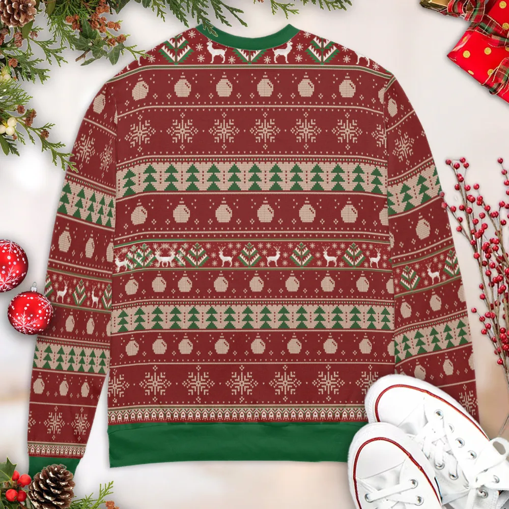 Walken In A Winter Wonderland Ugly Christmas Sweatshirt - 4