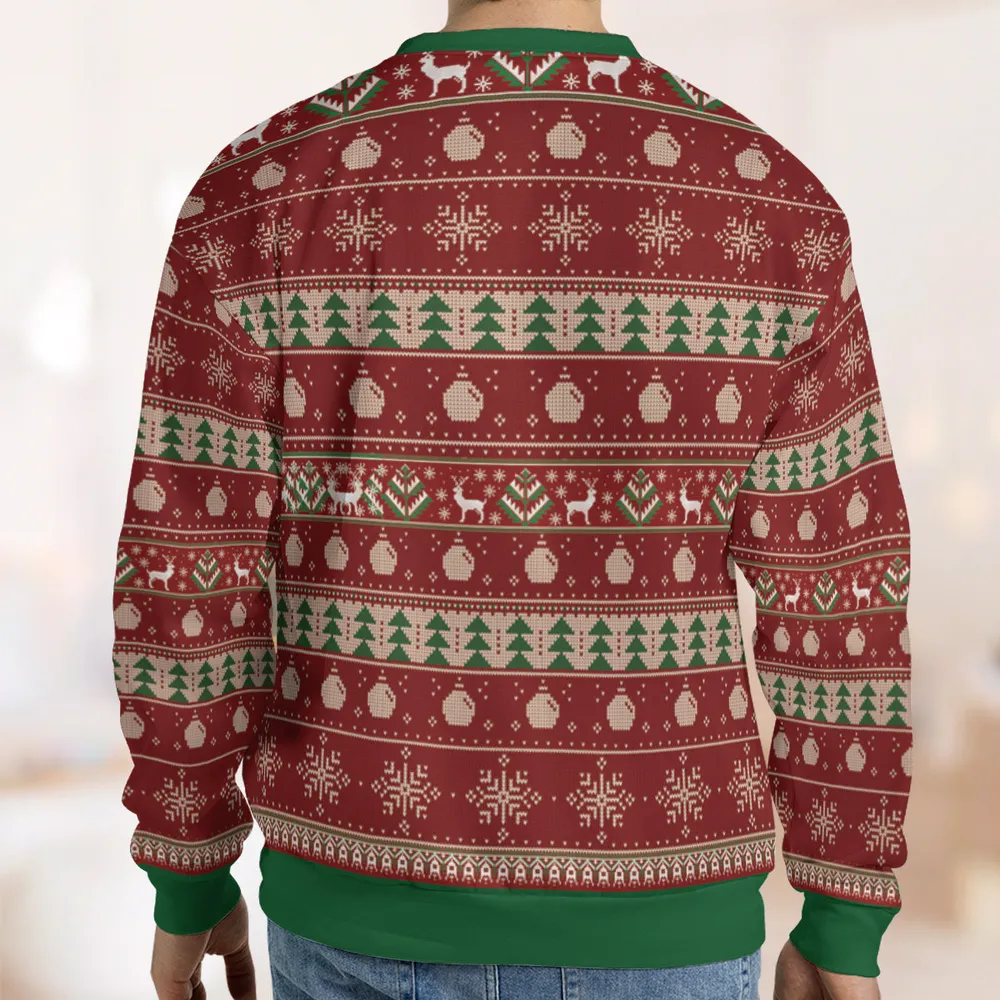 Walken In A Winter Wonderland Ugly Christmas Sweatshirt - 2