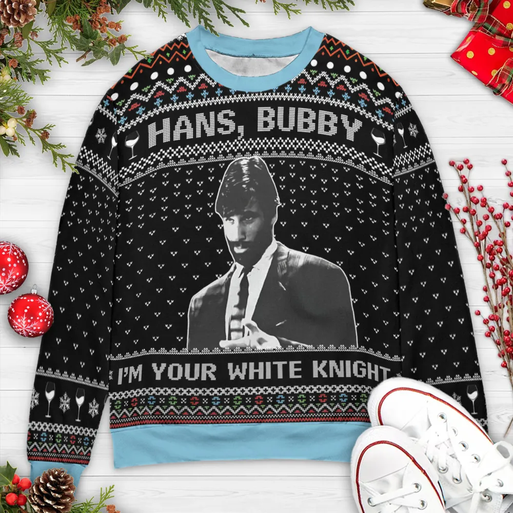 I'm Your White Knight Ugly Christmas Sweatshirt - 3