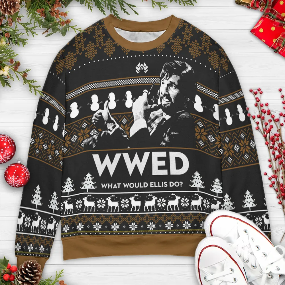 WWED Ugly Christmas Sweatshirt - 3