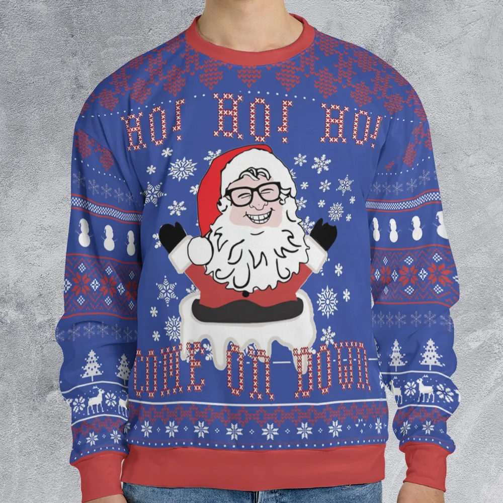 Come On Down Ugly Christmas Sweatshirt - 1