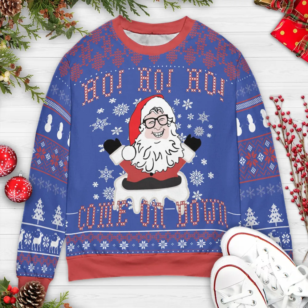 Come On Down Ugly Christmas Sweatshirt - 3
