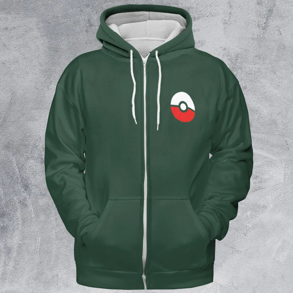 Leafeon Pokemon Full Print Hoodie - 4