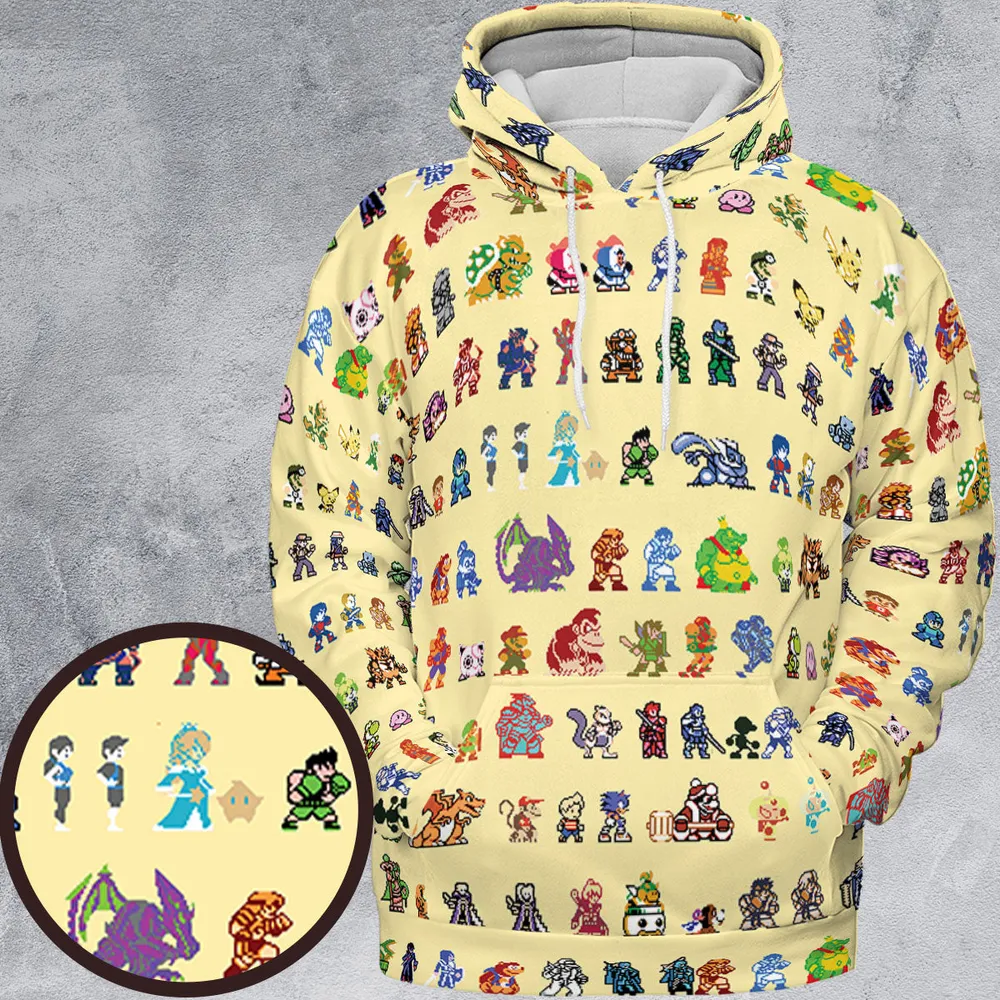 Ultimate Roster Super Smash Bros Full Print Hoodie - 2