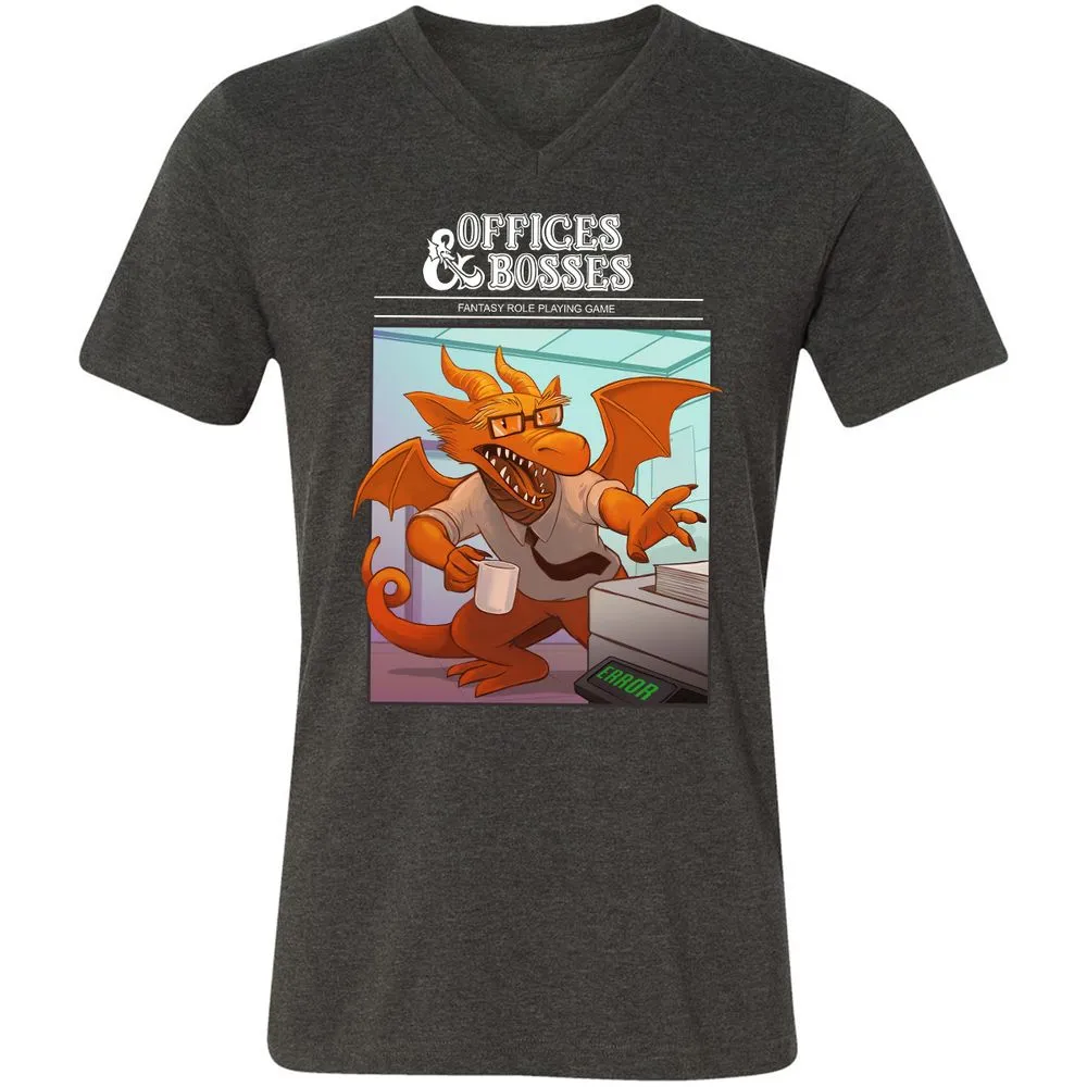 Offices and Bosses - Dark Grey Heather - 8