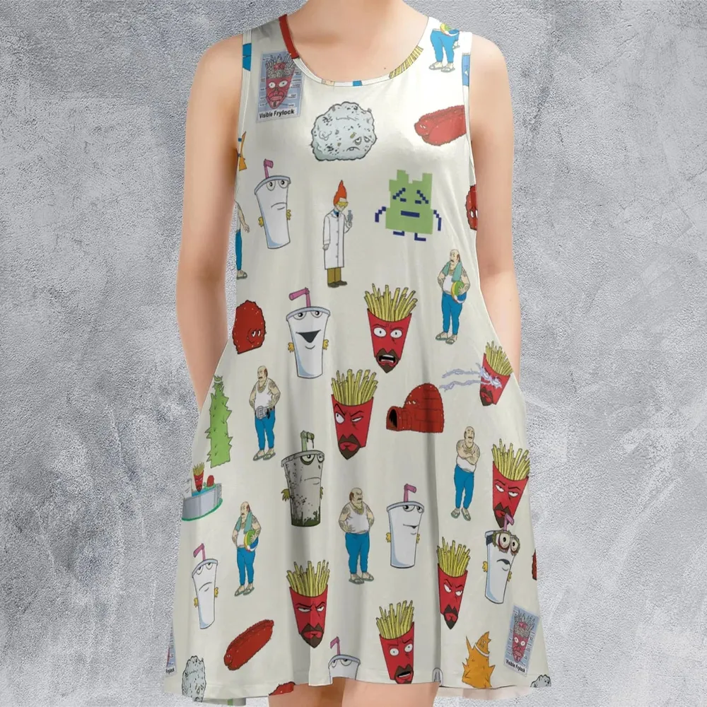 Aqua Teen Style Casual Sleeveless Dress - 2