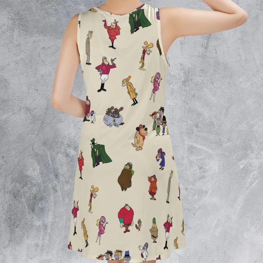 Wacky Races Characters Casual Sleeveless Dress - 3