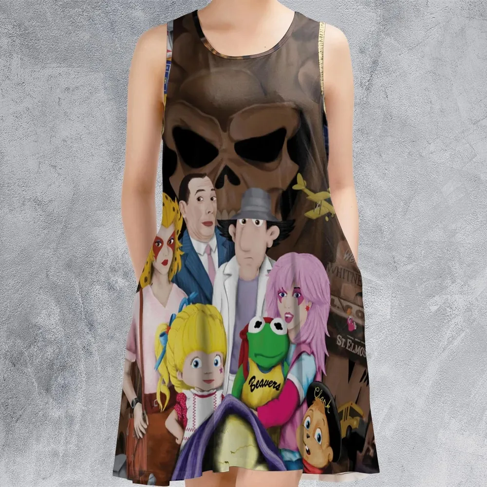 The Eighties Casual Sleeveless Dress - 2