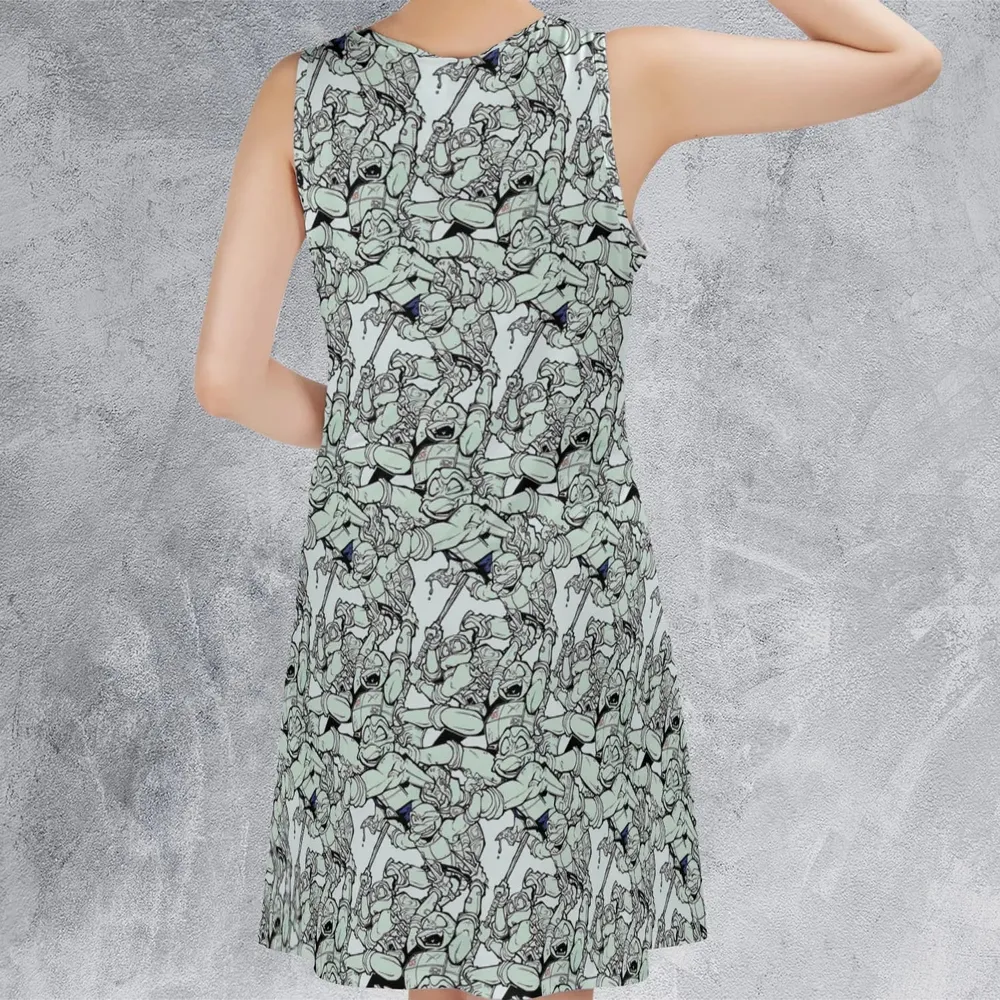 Rise of the TMNT Casual Sleeveless Dress - 3