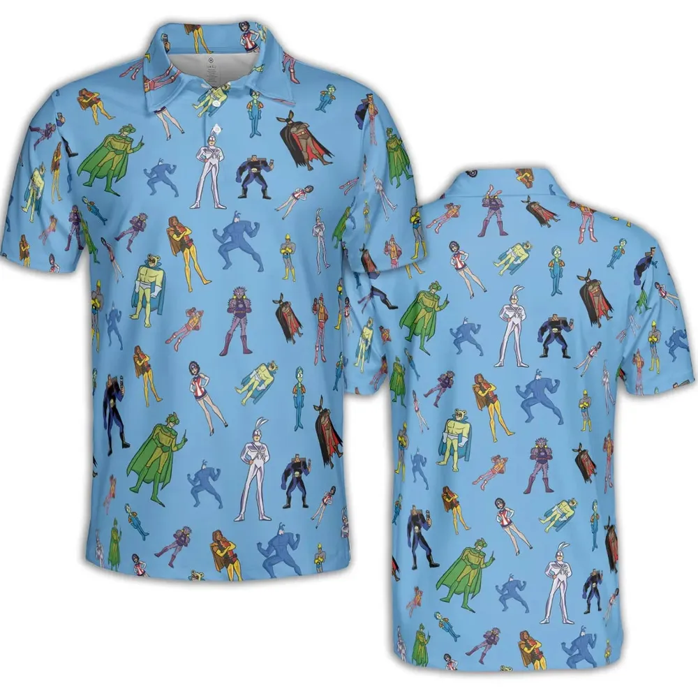 The Tick and Friends Unisex Polo Shirt - 2