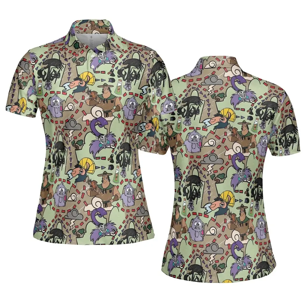 Groove Map The Emperor's New Groove Unisex Polo Shirt - 5