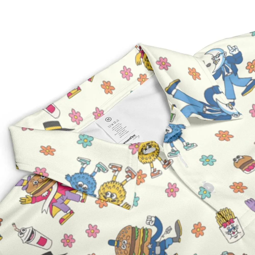 BADA BOP BA BA Mcdonaldland Unisex Polo Shirt - 3