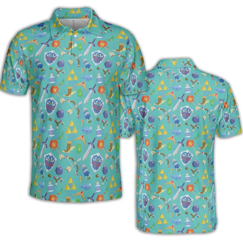Zelda Korok Unisex Polo Shirt - 2