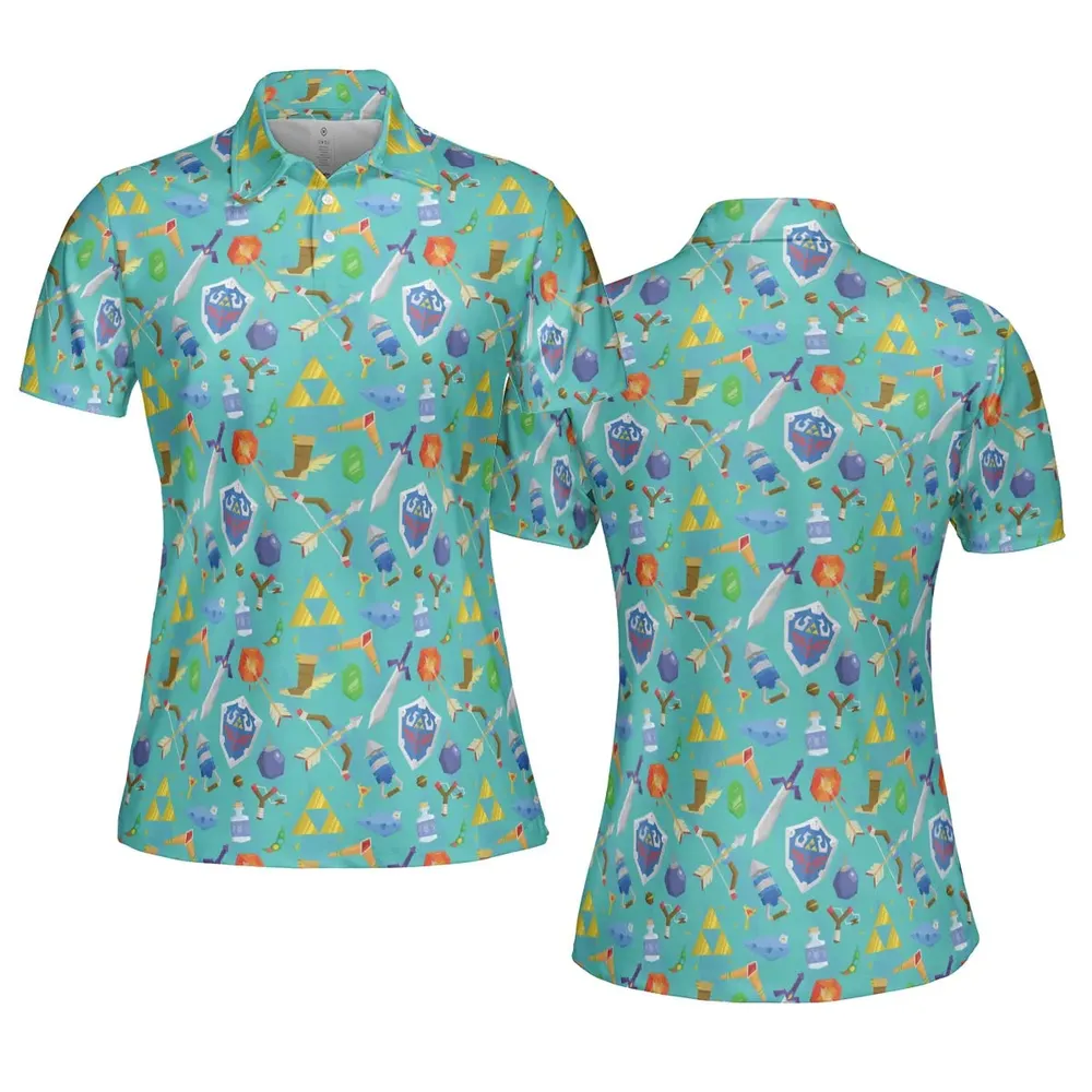 Zelda Korok Unisex Polo Shirt - 5