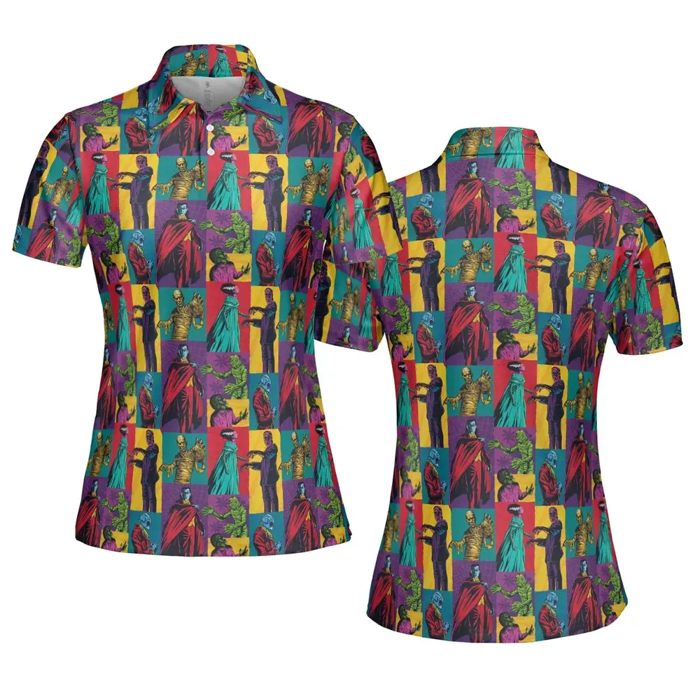 Monsterror Universal Classic Monsters Unisex Polo Shirt - 5