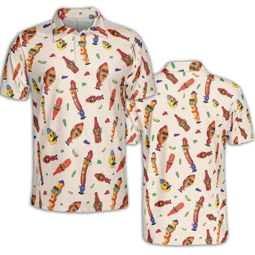 Meet the Mr. Potato Head Toy Family Unisex Polo Shirt - 2