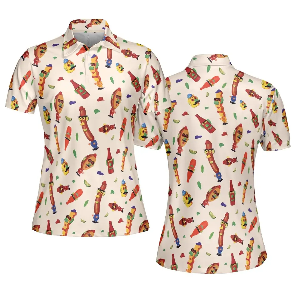 Meet the Mr. Potato Head Toy Family Unisex Polo Shirt - 5