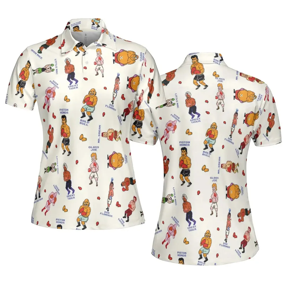 Retro Game Punch Out Unisex Polo Shirt - 5
