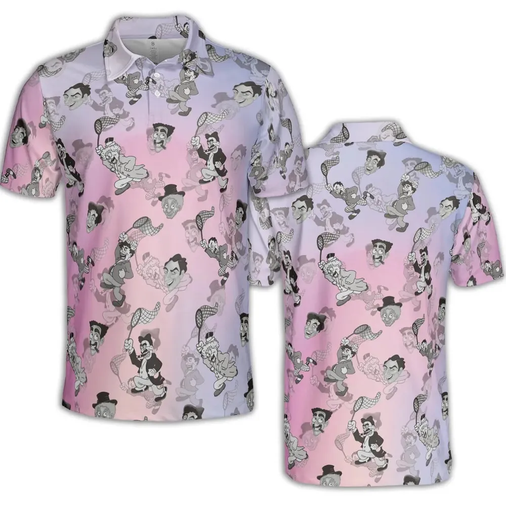 The Animated Marx Brothers Characters Unisex Polo Shirt - 2