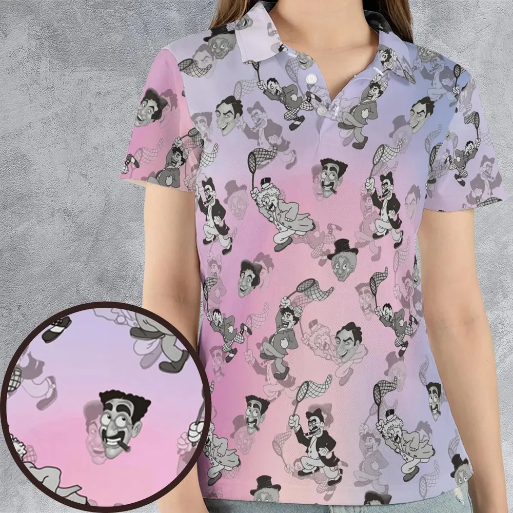 The Animated Marx Brothers Characters Unisex Polo Shirt - 4