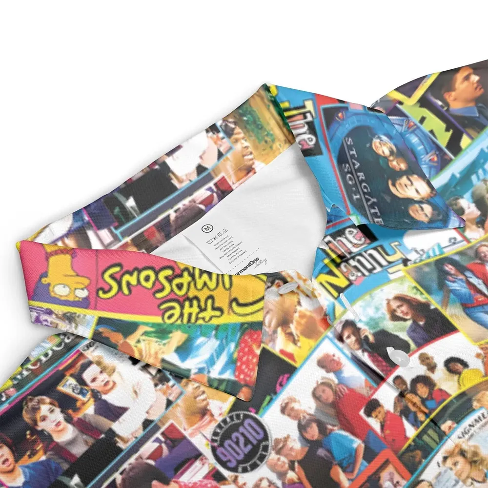The 90s TV Shows Unisex Polo Shirt - 3