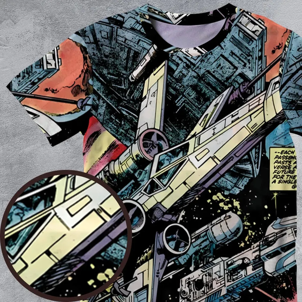 Han Solo Spaceship Star Wars All-Over Print Unisex T-Shirt - 4