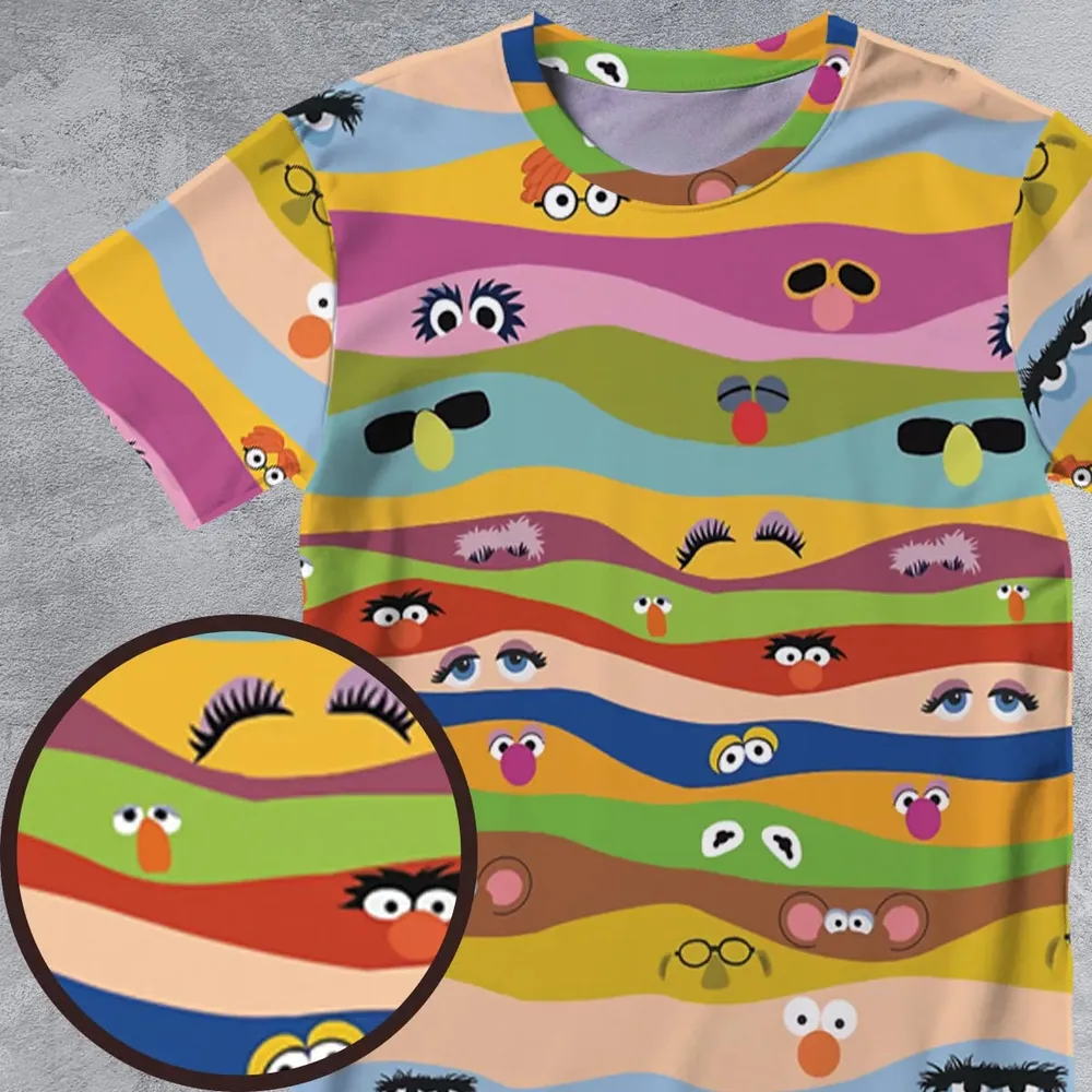 Eyes On Us The Muppet Show All-Over Print Unisex T-Shirt - 4