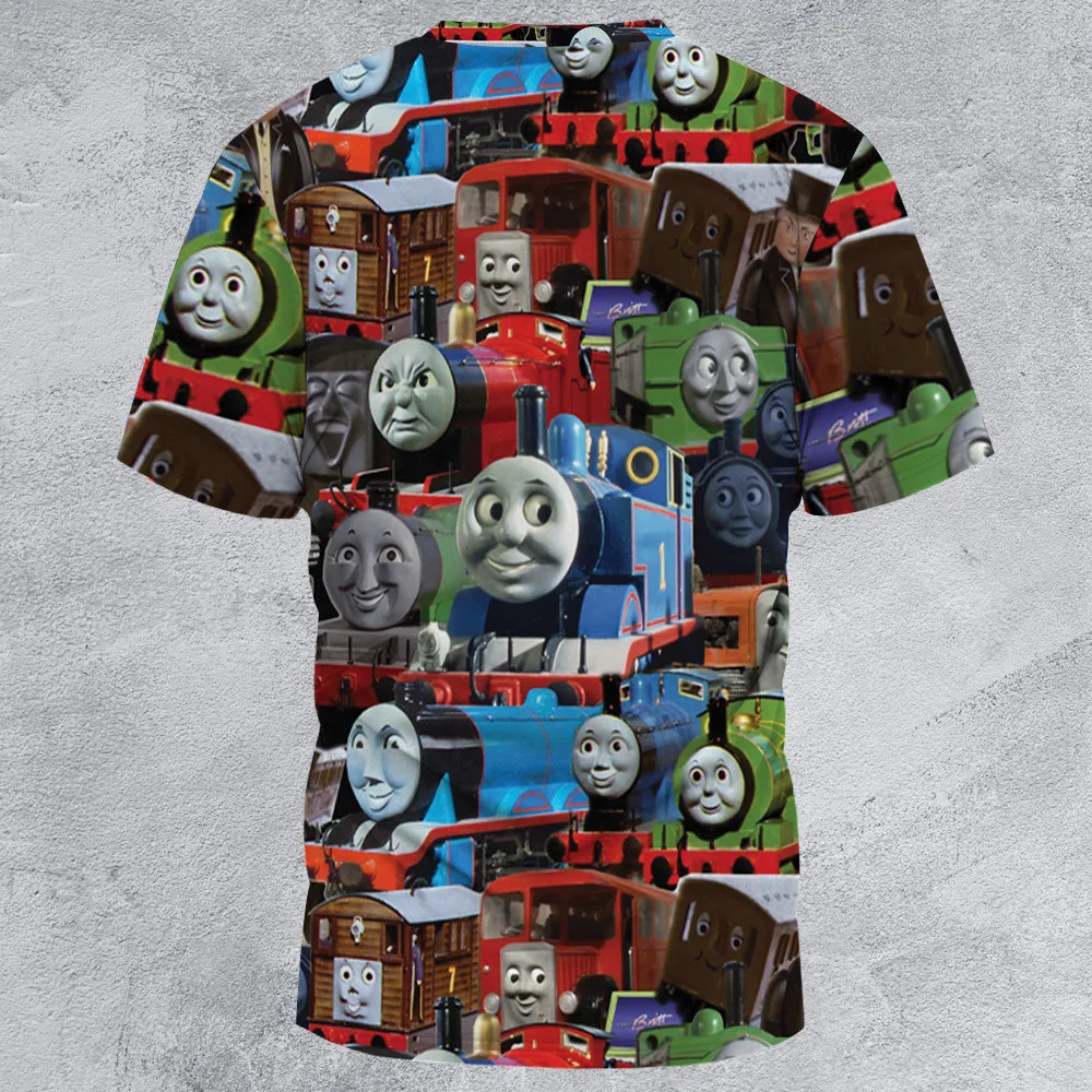 Thomas The Tank Engine  All-Over Print Unisex T-Shirt - 4