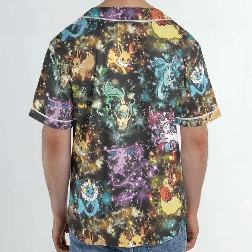 Eevee Evolution in the Galaxy Baseball Jersey - 2