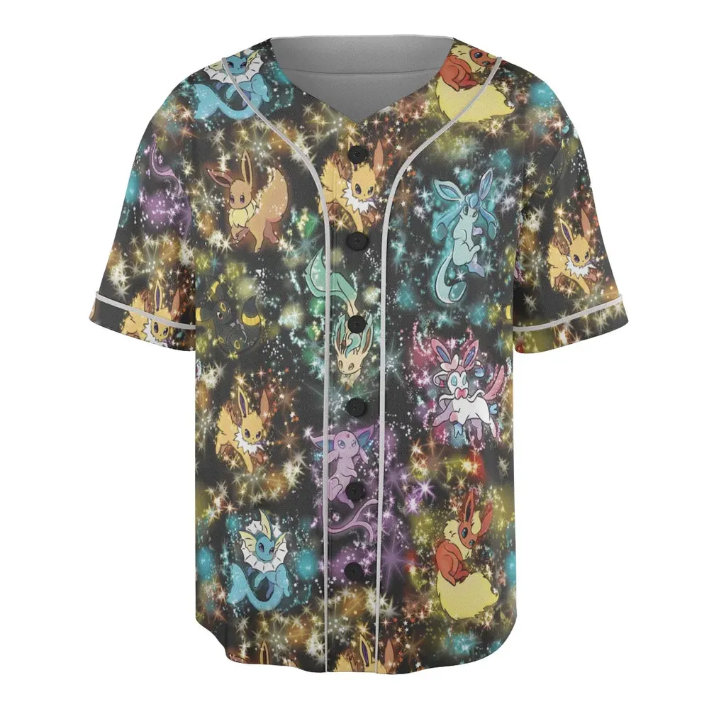 Eevee Evolution in the Galaxy Baseball Jersey - 3
