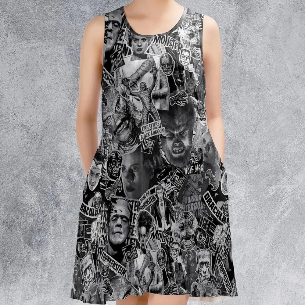 The Monsters Universal Classic Monsters Casual Sleeveless Dress - 2