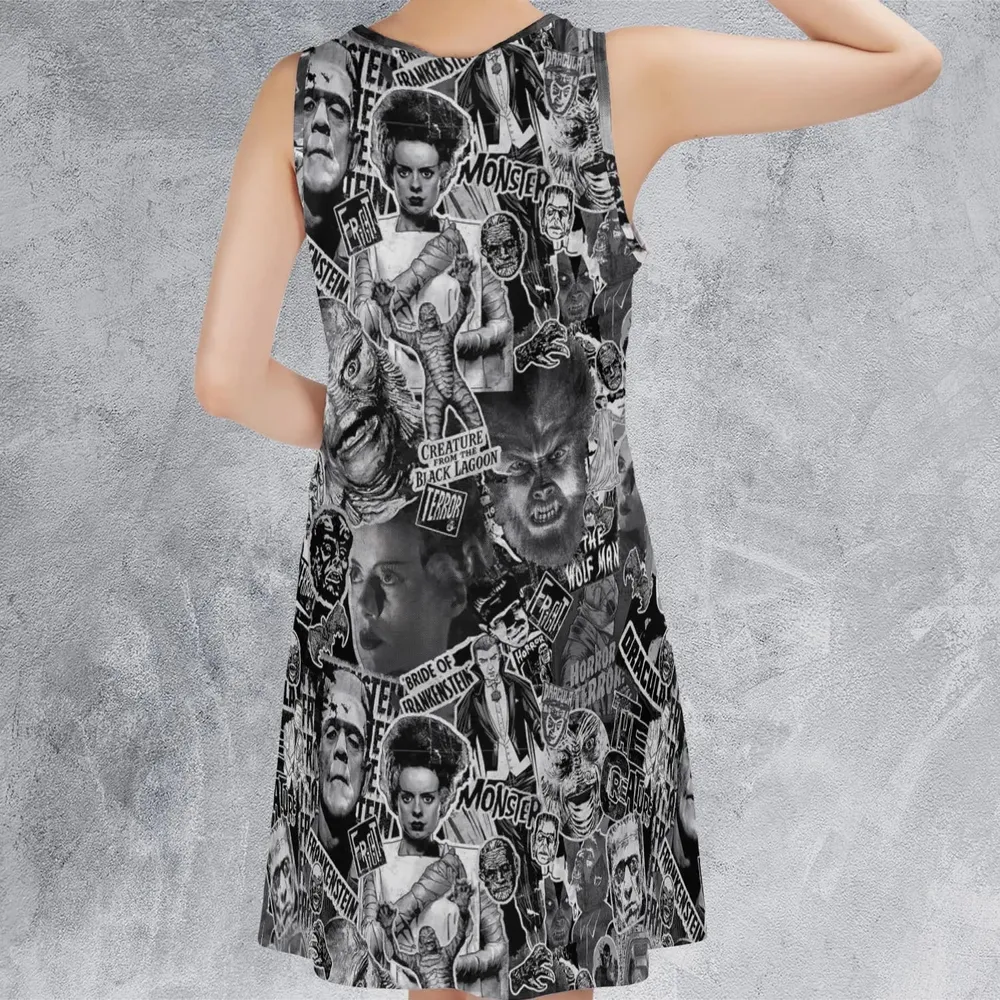 The Monsters Universal Classic Monsters Casual Sleeveless Dress - 3
