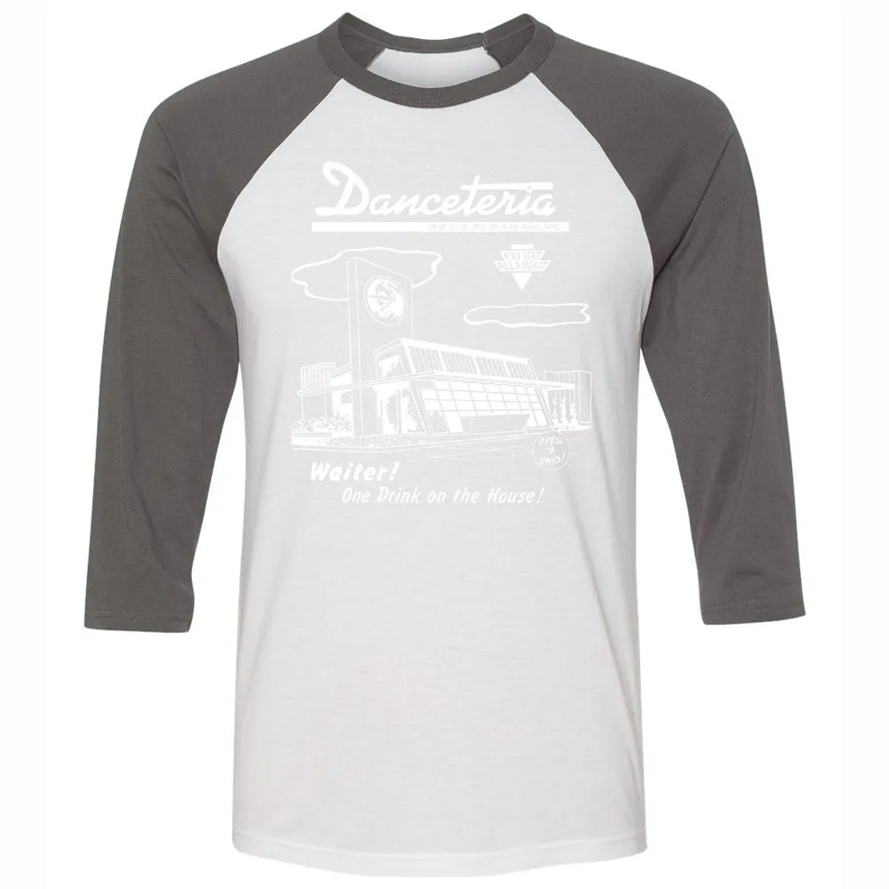 Unisex 3/4 Baseball Tee - XRM1UGN1 - White/Asphalt - 2