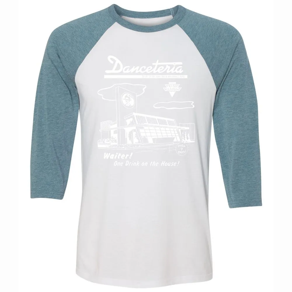 Unisex 3/4 Baseball Tee - XRM1UGN1 - White/Denim - 3