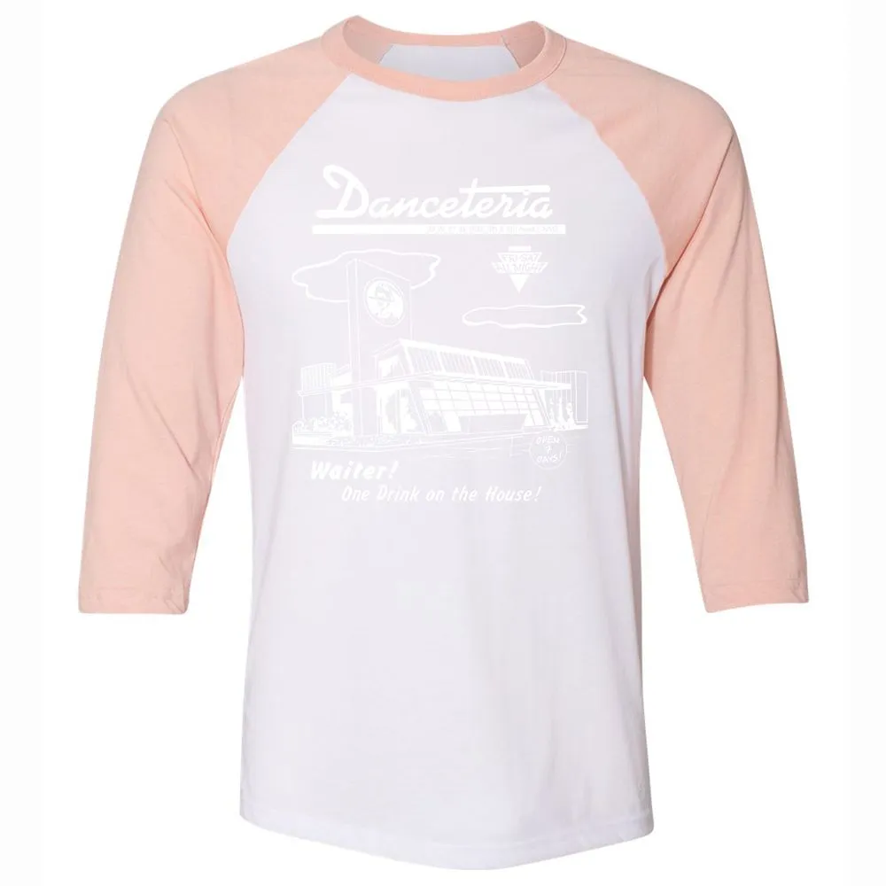 Unisex 3/4 Baseball Tee - XRM1UGN1 - White/Heather Peach - 5