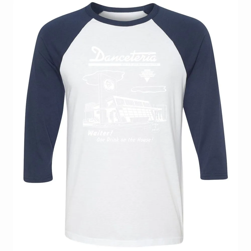 Unisex 3/4 Baseball Tee - XRM1UGN1 - White/Navy - 8