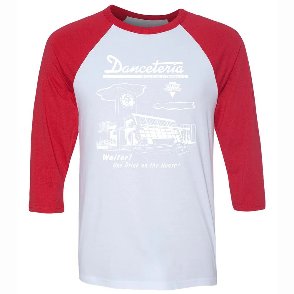 Unisex 3/4 Baseball Tee - XRM1UGN1 - White/Red - 9