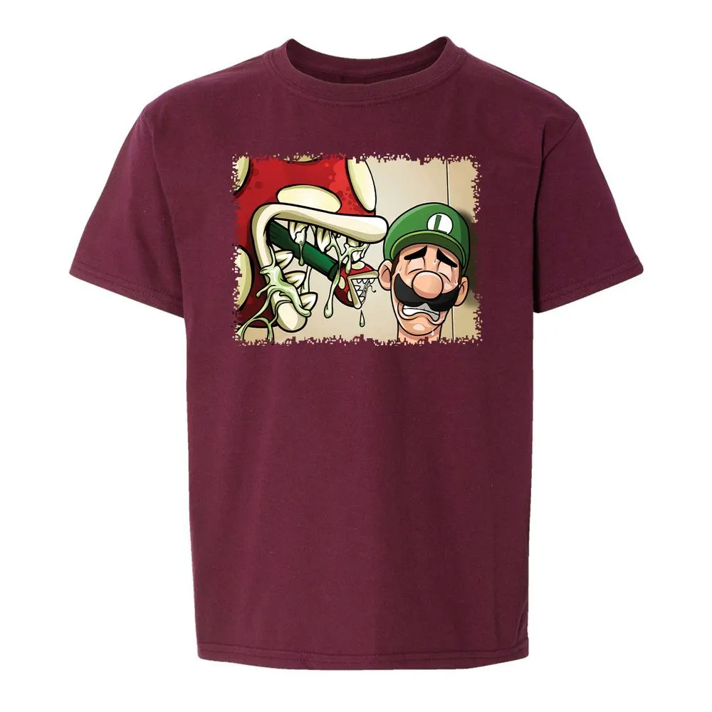 Kids T-Shirt - D95CBR5T - Maroon - 14