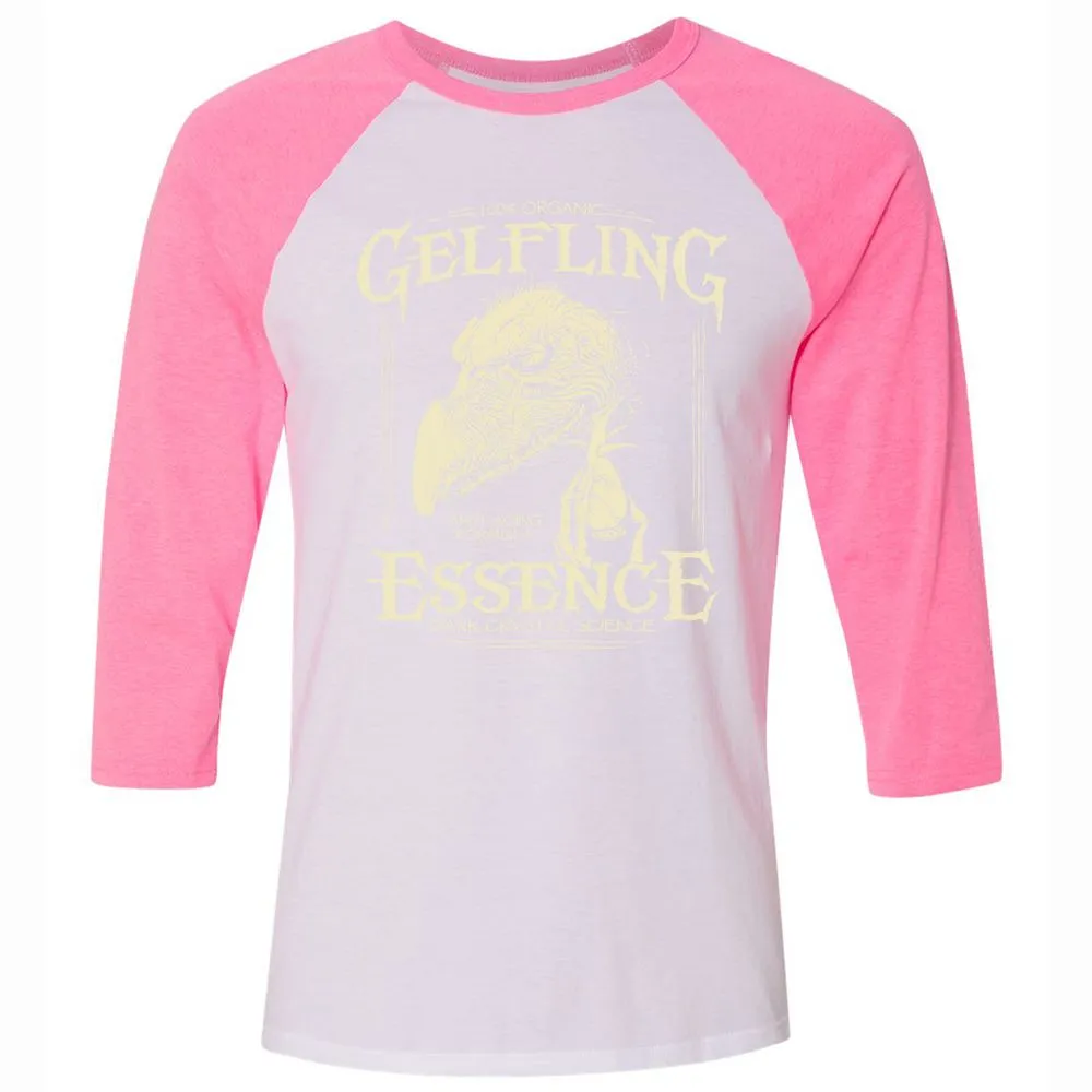Unisex 3/4 Baseball Tee - L6ARNVE1 - White/Neon Pink - 12