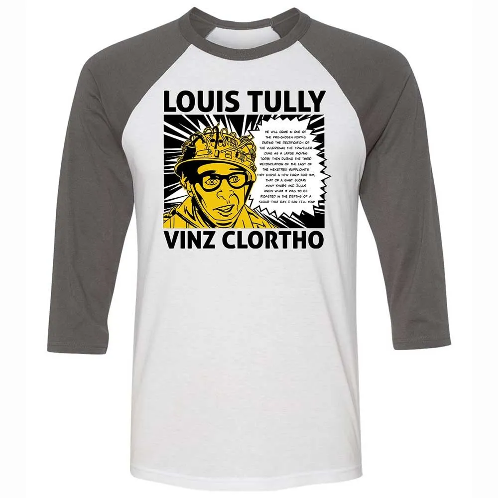 Unisex 3/4 Baseball Tee - 7KRP34PW - White/Asphalt - 2