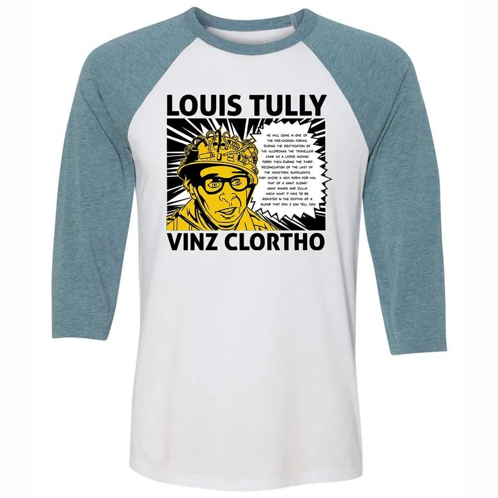 Unisex 3/4 Baseball Tee - 7KRP34PW - White/Denim - 3