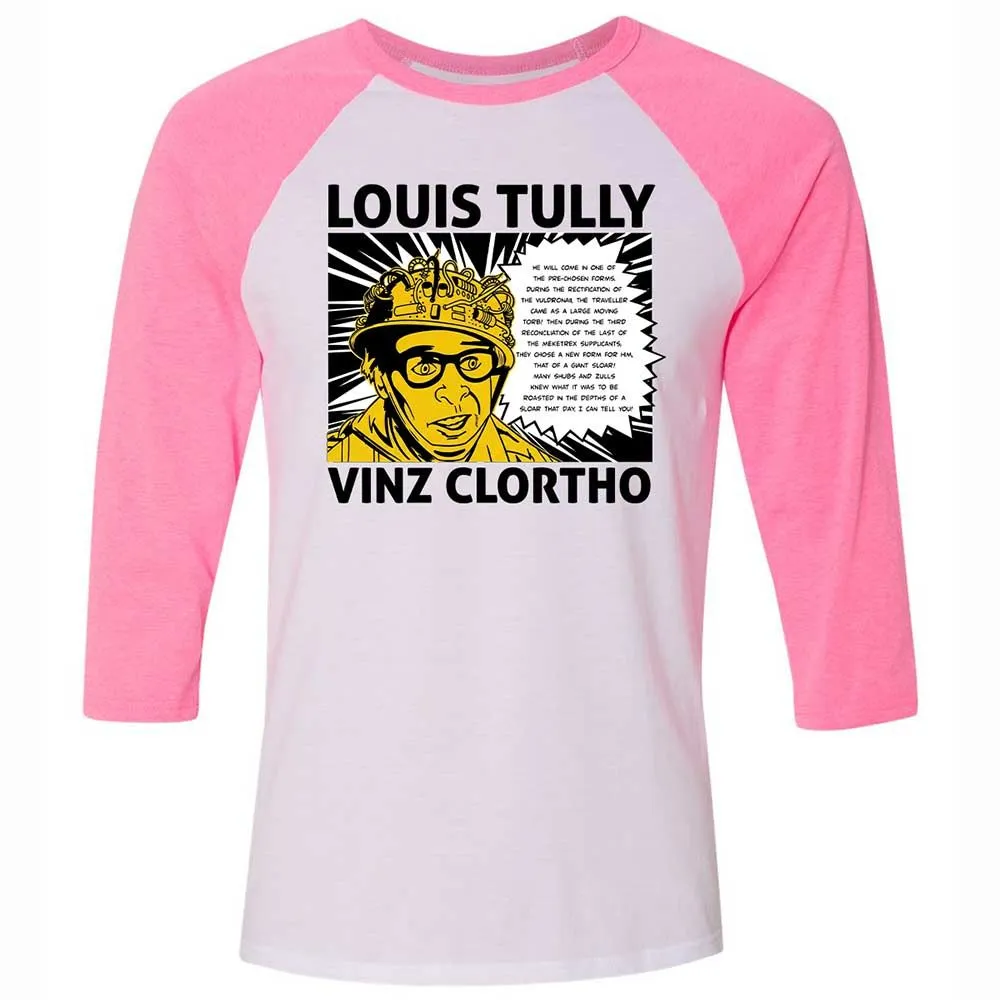 Unisex 3/4 Baseball Tee - 7KRP34PW - White/Neon Pink - 12