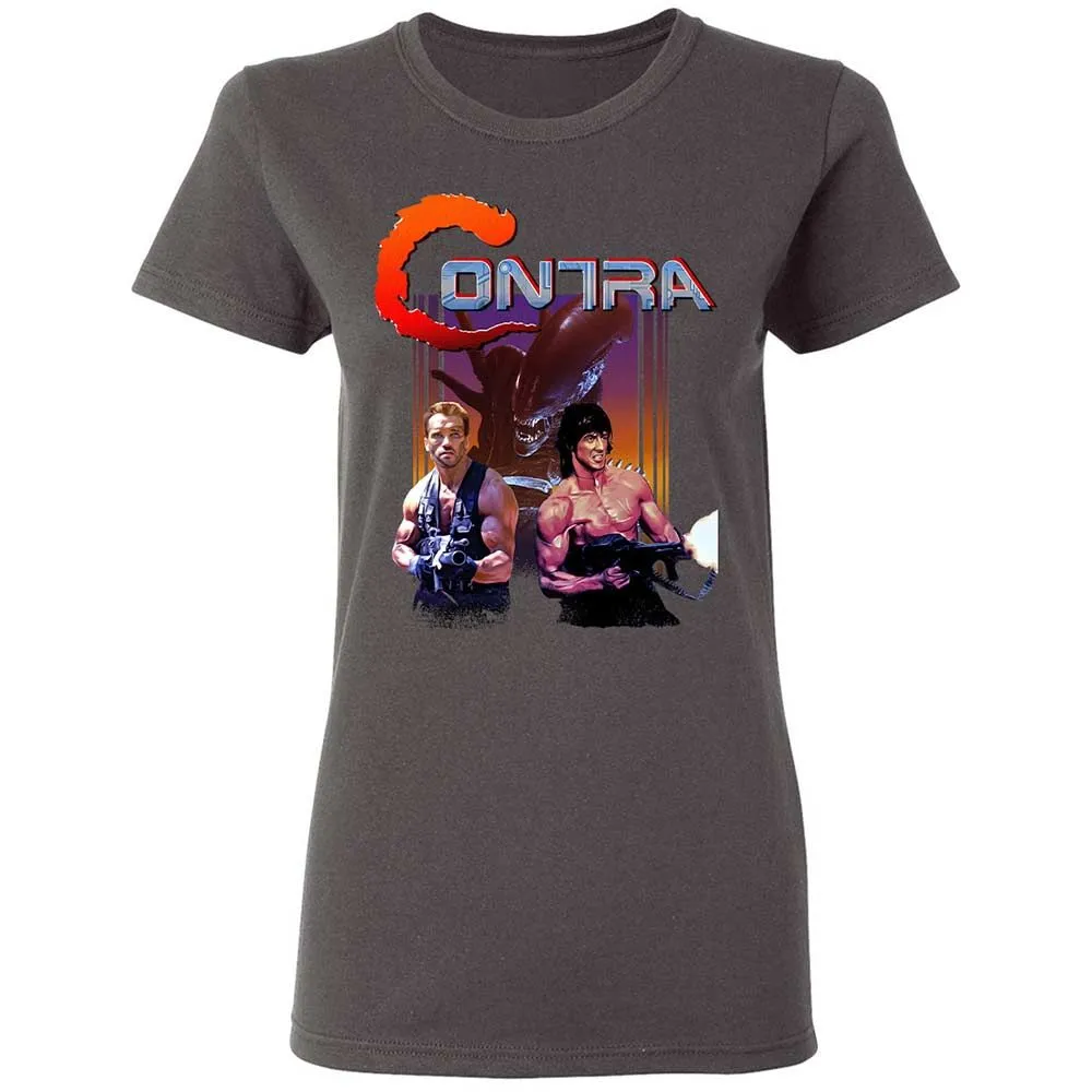 Women's T-Shirt - W9CV388R - Charcoal - 4