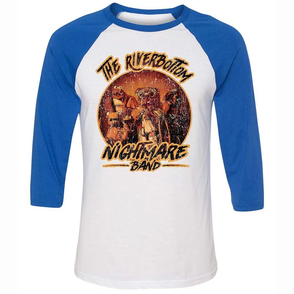 Unisex 3/4 Baseball Tee - LTHAWDD1 - White/True Royal - 10