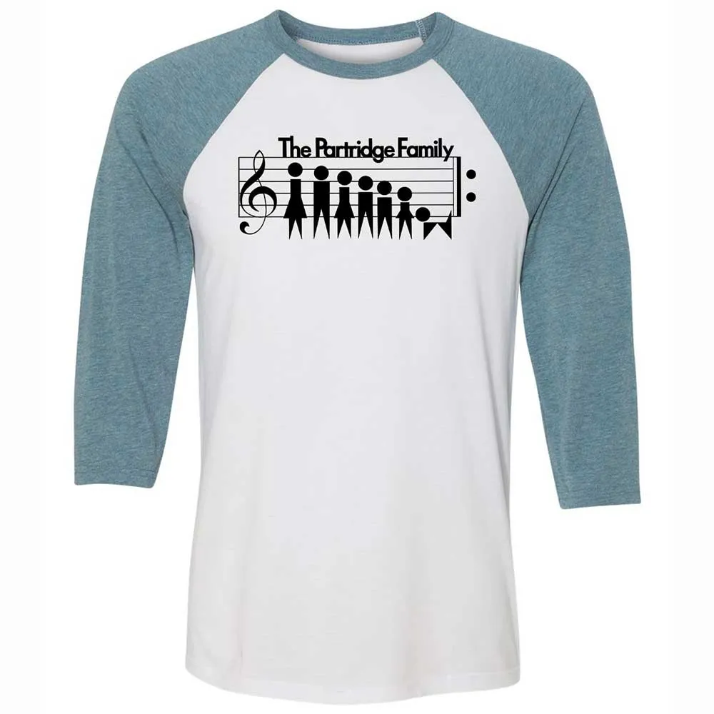Unisex 3/4 Baseball Tee - CFW8XB2C - White/Denim - 3