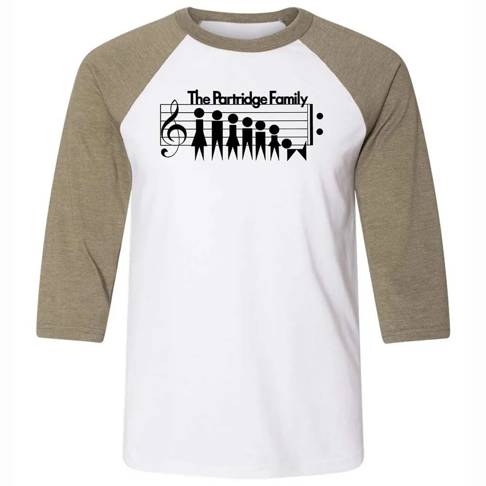 Unisex 3/4 Baseball Tee - CFW8XB2C - White/Heather Olive - 4
