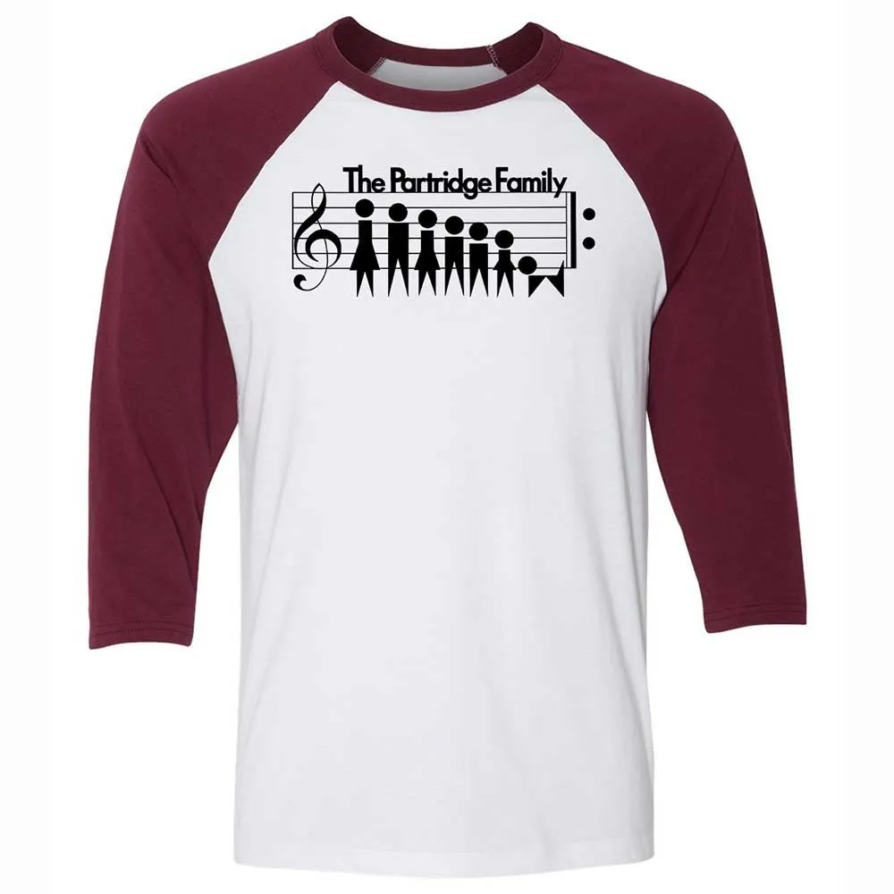 Unisex 3/4 Baseball Tee - CFW8XB2C - White/Maroon - 7